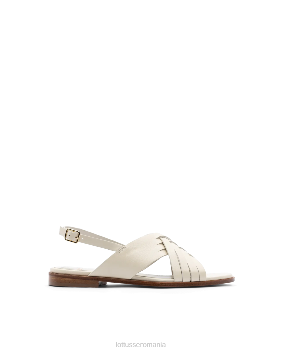 Lottusse femei sandale nylo moi de miel TJT6256 încălţăminte aproape alb